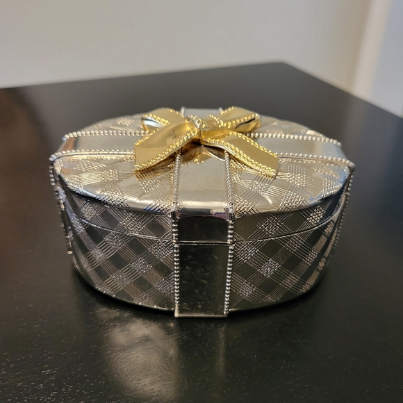 Silver Plated Zinc Trinket Box - Picture 2 of 6